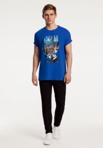 Принтэссенция Футболка Moscow Boy, ярко-синяя