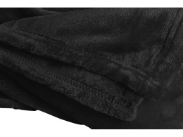 Noname Плед мягкий флисовый Fancy, черный