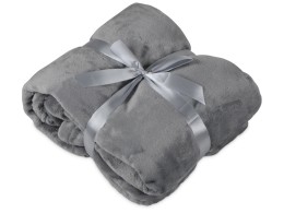 Noname Плед мягкий флисовый Fancy, серый