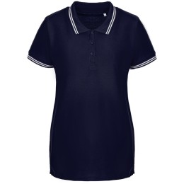 Unit Рубашка поло женская Virma Stripes Lady, темно-синяя