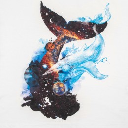 Принтэссенция Футболка женская «Гиганты Вселенной», белая