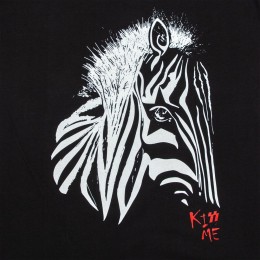 Принтэссенция Майка женская «Арт-рокстар. Kiss Me», черная