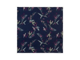Cacharel Шелковый платок Iris Navy
