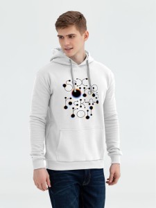 Принтэссенция Толстовка с капюшоном No drugs, белая