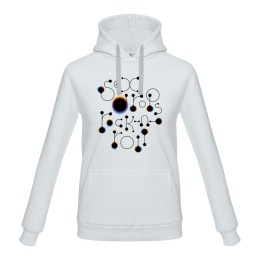 Принтэссенция Толстовка с капюшоном No drugs, белая