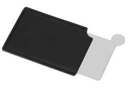 Noname Зеркало в чехле "Style", серебристый/черный