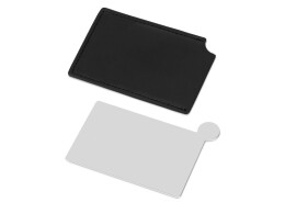 Noname Зеркало в чехле "Style", серебристый/черный