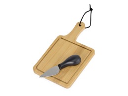 Noname Набор для сыра из бамбуковой доски и ножа Bamboo collection "Pecorino"