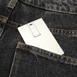 Разное Флешка Platinum Card, 32 Гб, серебристая