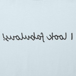 Ловец слов Футболка женская I Look Fabulous, голубая