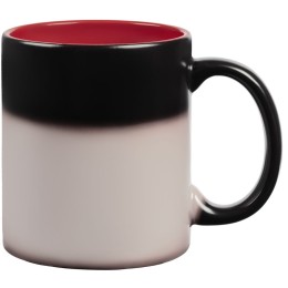 Разное Кружка-хамелеон On Display, матовая, черная с красным