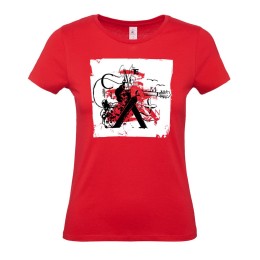 CoolColor Футболка женская Carmen and Carwoman, красная