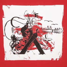 CoolColor Футболка женская Carmen and Carwoman, красная