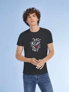 Соль Футболка «Нежен», черный меланж