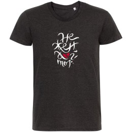 Соль Футболка «Нежен», черный меланж