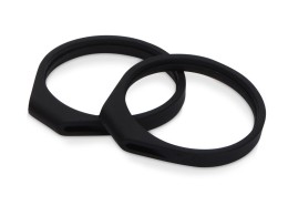 Q jet Портативные парные колонки Qjet TWS "Mates" с черными кольцами