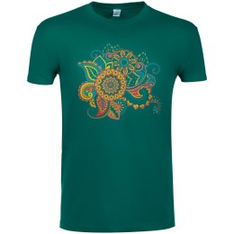 CoolColor Футболка «Узор», зеленая