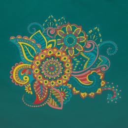 CoolColor Футболка «Узор», зеленая