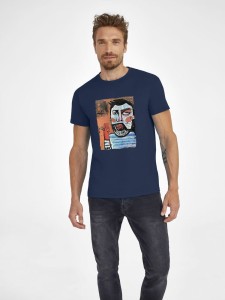 Соль Футболка «У матросов нет вопросов», кобальт (темно-синяя)