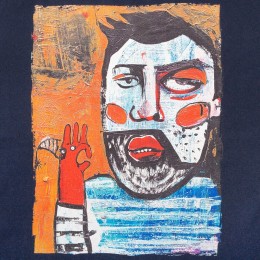 Соль Футболка «У матросов нет вопросов», кобальт (темно-синяя)