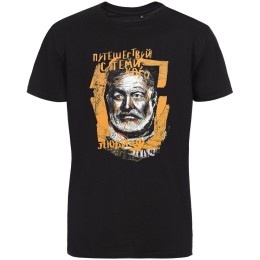 Ловец слов Футболка «Хемингуэй», черная