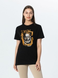 Ловец слов Футболка «Хемингуэй», черная