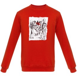 CoolColor Толстовка Make Love, красная