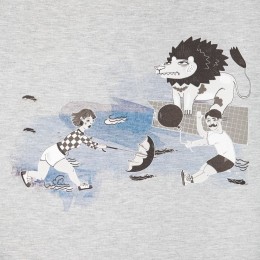 Соль Свитшот женский «Не вы ли были у Невы», серый меланж