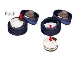 Thermos Термос из нерж. стали тм THERMOS JNS-350-BK 0.35L, черный