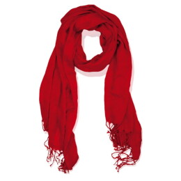 Happy gifts Набор подарочный CHERRYFAIRE: шарф, чайная пара, коробка, стружка, красный