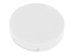 Noname Бальзам для губ в футляре с зеркалом "Jolly", белый