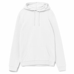 BNC Толстовка с капюшоном унисекс Hoodie, белая