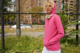 BNC Толстовка с капюшоном женская Hoodie, белая