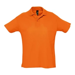 Textile Поло "Summer" оранжевый_S, 100% х/б, 170г/м2
