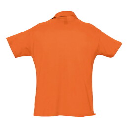 Textile Поло "Summer" оранжевый_S, 100% х/б, 170г/м2