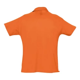 Textile Поло "Summer" оранжевый_S, 100% х/б, 170г/м2