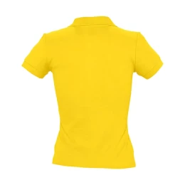 Textile Поло "People" солнечно-желтый_M, 100% х/б, 210г/м2