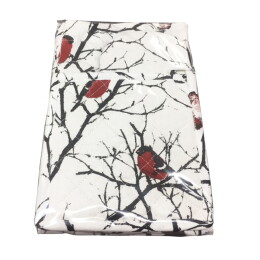 Happy gifts Подарочный набор для кухни "Снегири",хлопок 100%, передник и прихватки