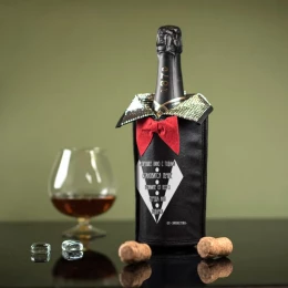 Happy gifts Термочехол на бутылку "Фрак", спанбонд, изофол