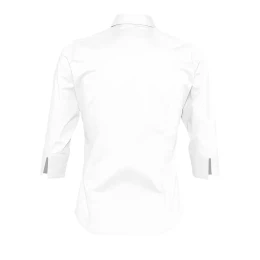 Textile Рубашка женская "Effect", белый_XS, 97% х/б, 3% п/э, 140г/м2