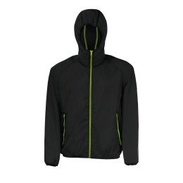 Textile Водонепроницаемая ветровка "Shore", черный_XS, 100% нейлон, 210г/м2