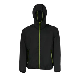 Textile Водонепроницаемая ветровка "Shore", черный_XS, 100% нейлон, 210г/м2