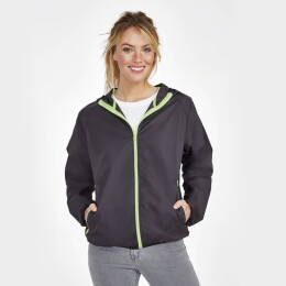 Textile Водонепроницаемая ветровка "Shore", черный_XS, 100% нейлон, 210г/м2