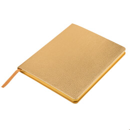Happy gifts Ежедневник недатированный Arti, B6+, золотистый, кремовый блок, золотистый обрез