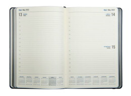 Happy gifts Ежедневник датированный на 2022 год Shady, А5, зеленый, кремовый блок, темно-зеленый обрез