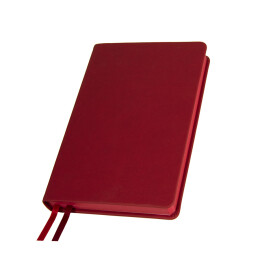 Happy gifts Ежедневник недатированный Softie, А5, бордовый, блок в клетку, бордовый обрез