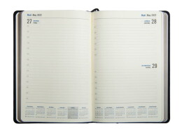 Happy gifts Ежедневник датированный на 2022 год Softie, А5, бордовый, кремовый блок, бордовый обрез