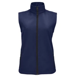 Textile Жилет софтшелл "Race BW Women", темно-синий_ S, 96% п/э 4% э-н, подкладка 100% полиэстер, 280 г/м2