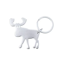 Happy gifts Брелок-открывалка "Рудольф"; 5,5 x 5,3 x 0,3, сталь
