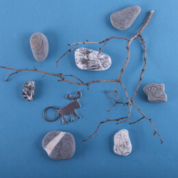 Happy gifts Брелок-открывалка "Рудольф"; 5,5 x 5,3 x 0,3, сталь